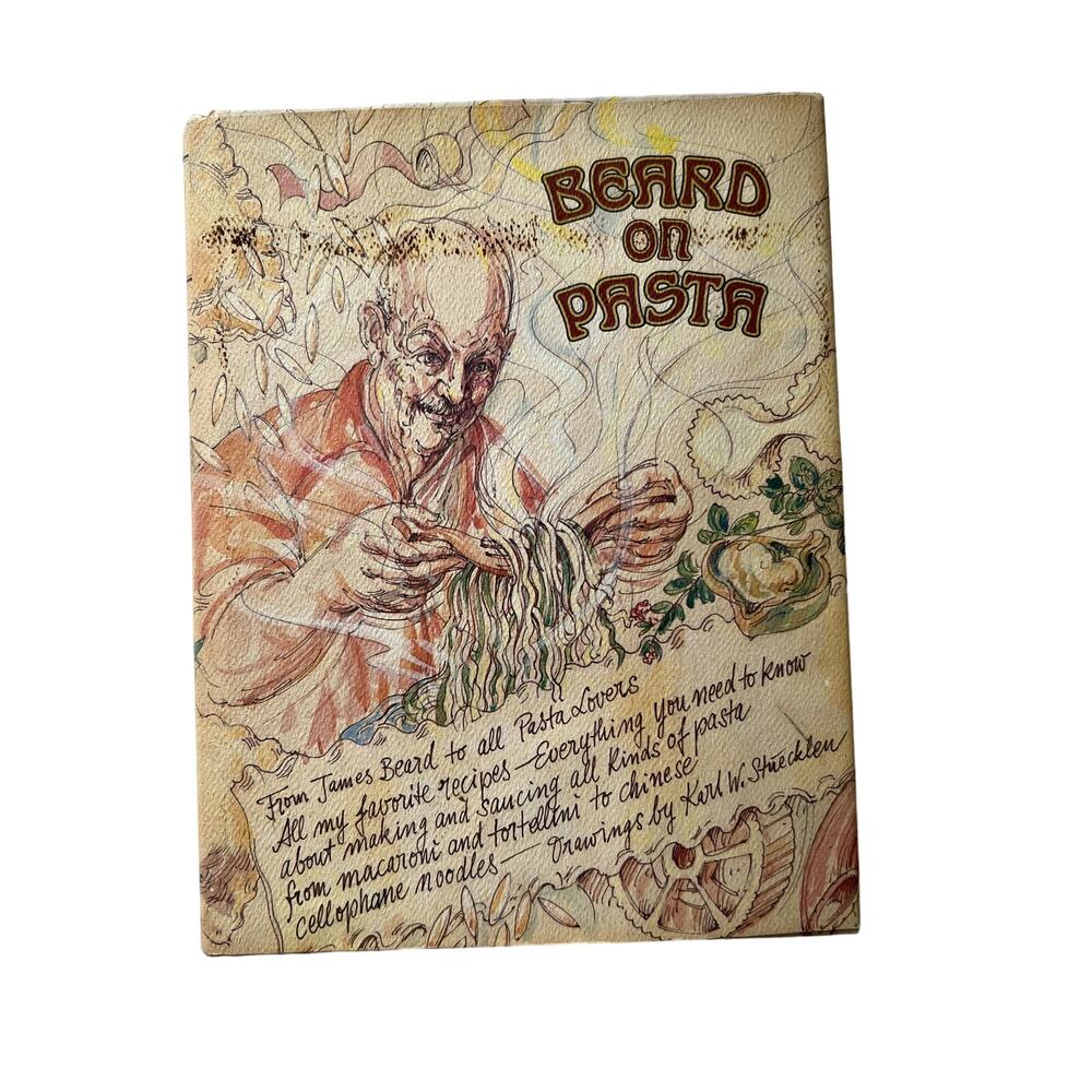 John Beard On Pasta 1983 Hardback Book With Dust Jacket Vintage Excellent